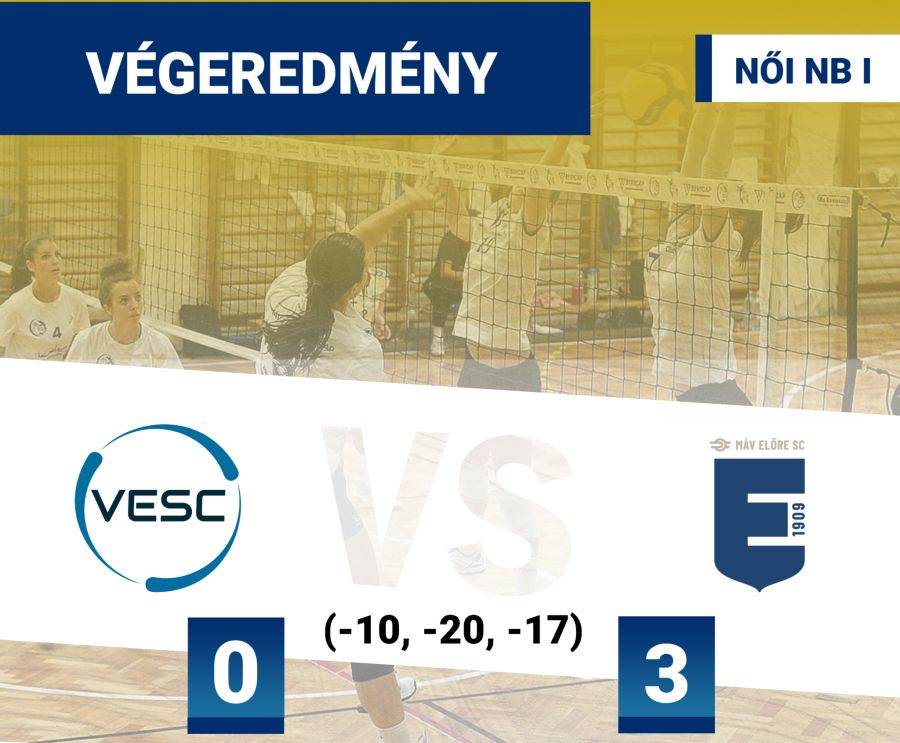 Röplabda: Veszprémben is nyert a MÁV Előre-Bericap NB I-es női röplabdacsapata